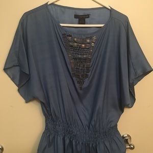 Calvin Klein blue blouse